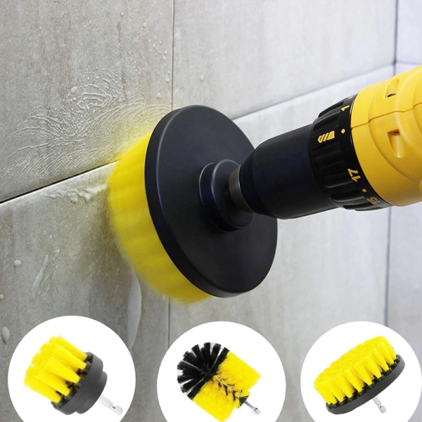 0 main brosse de nettoyage pour perceuse brosse de nettoyage polyvalente pour salle de bains sol baignoire douche cuisine voiture