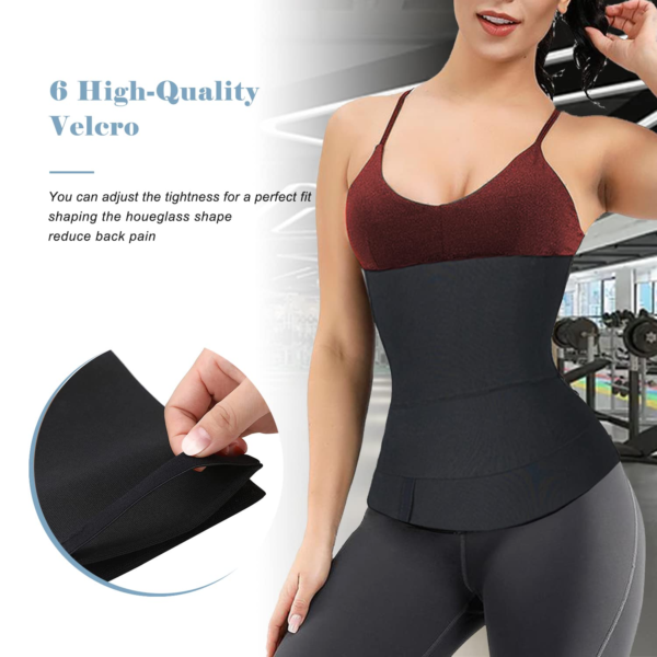4 main snatch me up ceinture de sauna pour femmes bandage enveloppant le bas du ventre pour envelopper la taille du ventre post partum grande taille