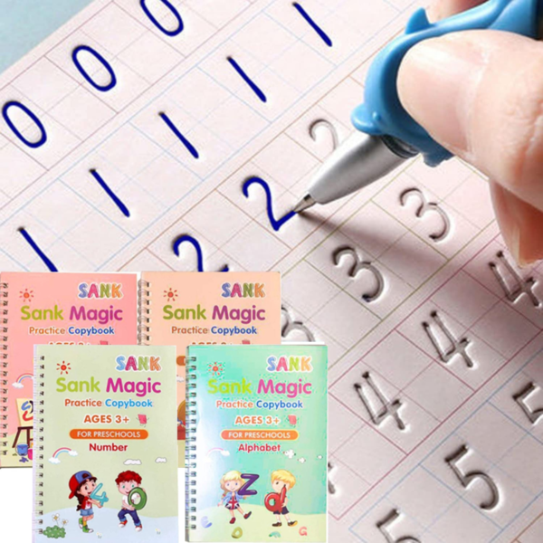 0 main free shipping sank copybooks pen magic copy book free wiping children39s kids writing sticker practice copybook for calligraphy