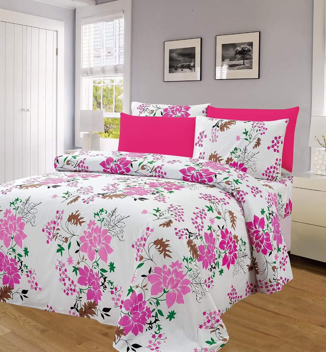 6 piece sheets for king and king beds